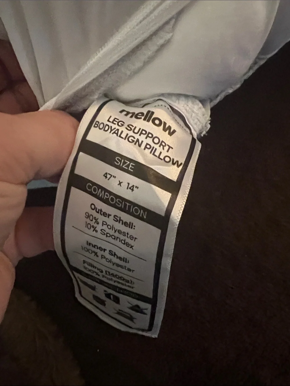 Mellow Sleep BodyAlign Plus+ Pillow Grey